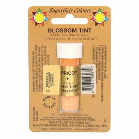Sugarflair Blossom TINT Colorante Alimentare in Polvere  Edibile - Color Albicocca 7ml