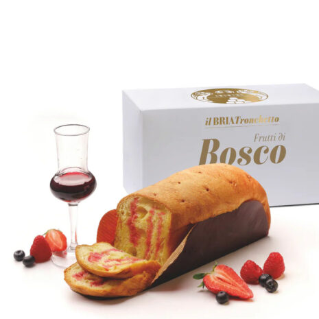 Bonci Bria Tronchetto Frutti di Bosco 500g - Tronchetto Artigianale con Frutti di Bosco e Liquore