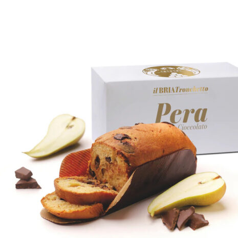 BRIA Tronchetto Pera & Cioccolato 500g - Dolce Artigianale con Distillato di Pere Williams