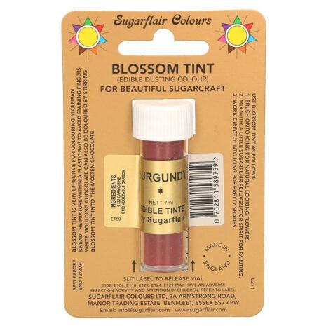 Sugarflair Blossom TINT Colorante Alimentare in Polvere  Edibile - Color Borgogna