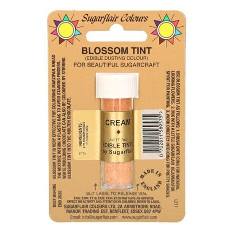 Sugarflair Blossom TINT Colorante Alimentare in Polvere  Edibile - Color Cream 7ml