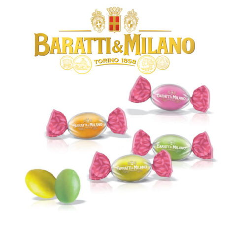 Ovetti Confettati Baratti & Milano Doppio Fiocco Latte Con Ripieno Gianduia 100g