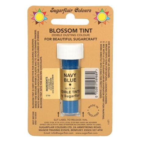 Sugarflair Blossom TINT Colorante Alimentare in Polvere  Edibile - Color Blu Navy 7ml