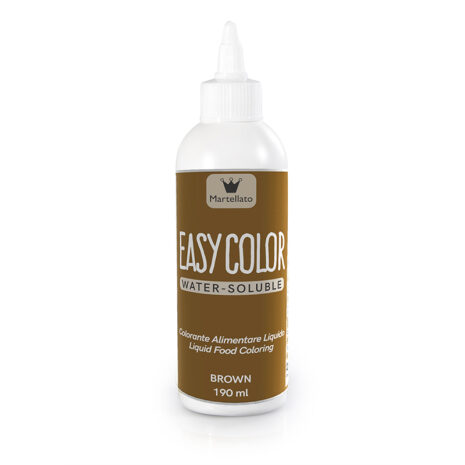 Martellato Easy Color Idrosolubile - MARRONE per Aerografia-190ml