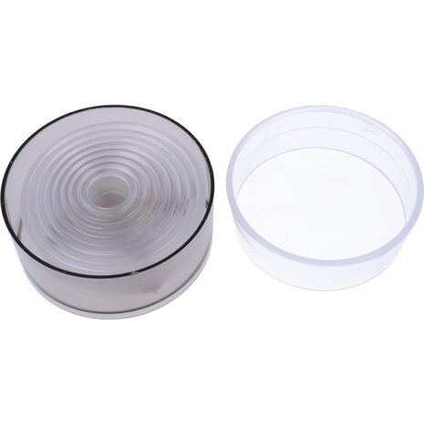 Graziano Set Stampini Tagliapasta Lisci Tondi 9pz- D2-10xh4cm