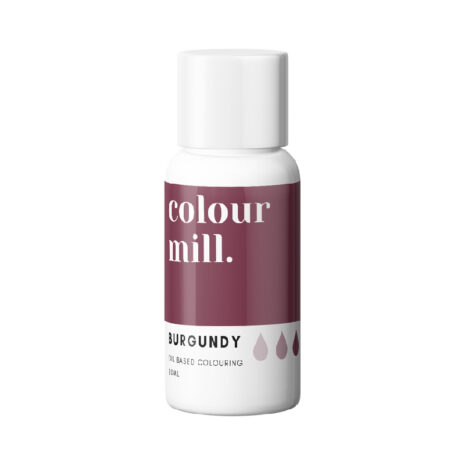Colorante Alimentare a Base Olio Liposolubile Colour Mill - Burgogna 20ml