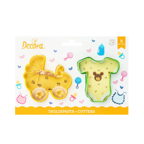 Decora -Set 2 Tagliapasta body e carrozzina