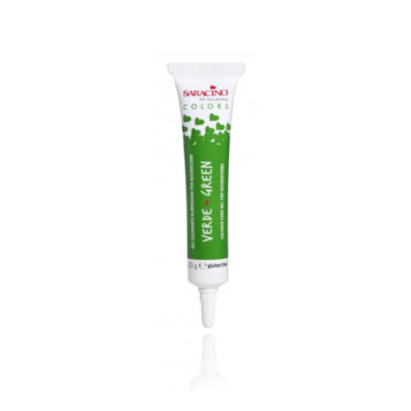Colorante Alimentare in gel color VERDE -20g Saracino