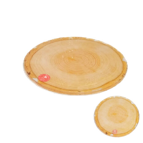Sim&Cake -Cake Board in Plexiglass Effetto Legno Ø25cm - Ø40cm h8mm