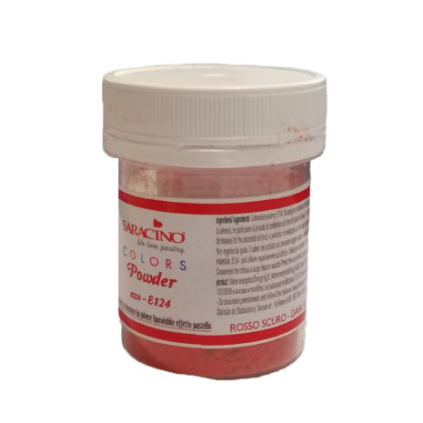 Saracino -Colorante Liposolubili in Polvere -Rosso Scuro- 5gr