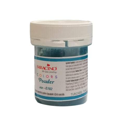 Saracino -Colorante Liposolubili in Polvere -Turchese- 5gr