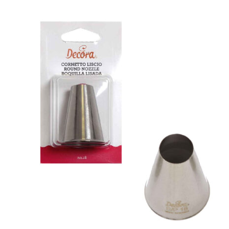 Cornetto Blisterato Tondo n18 Acciaio Inox Decora