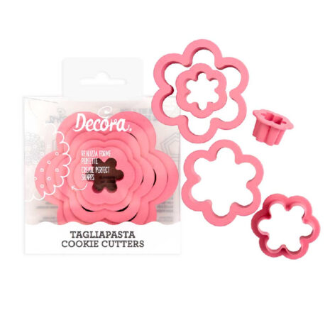 Decora - Kit 6 Tagliapasta fiore