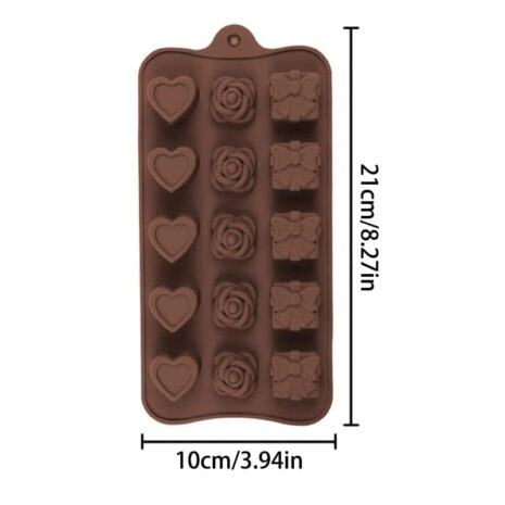 Sim&Cake Stampo Per Cioccolatini In Silicone - Coricini Regalini e Roselline