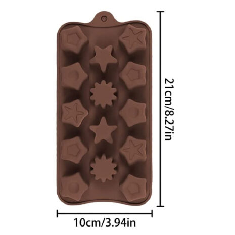 Sim&Cake Stampo Per Cioccolatini In Silicone - Stelline Creative
