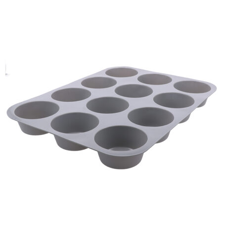 Graziano Stampo in silicone per 12 muffin.