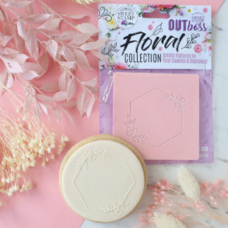 Sweet Stamp by Amycakes OUT boss Collezione Floreale -Esagono