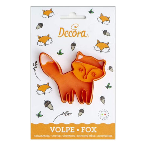 Decora 0255051 Tagliapasta in plastica Volpe, cm 7,5 x 10 x h2