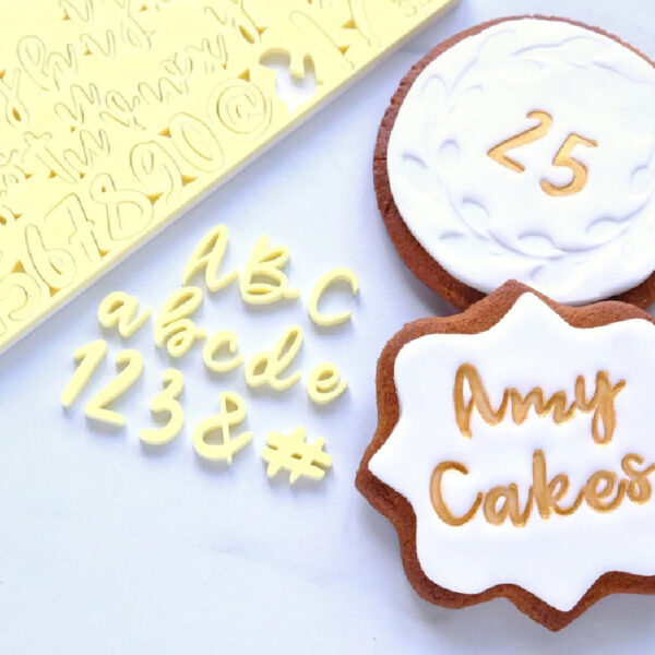 Sweet Stamp - Cookie Set -Alfabeto Maiuscolo, Minuscolo, numeri e simboli - immagine 4