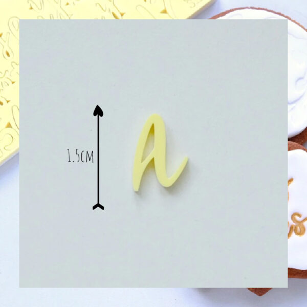 Sweet Stamp - Cookie Set -Alfabeto Maiuscolo, Minuscolo, numeri e simboli - immagine 3