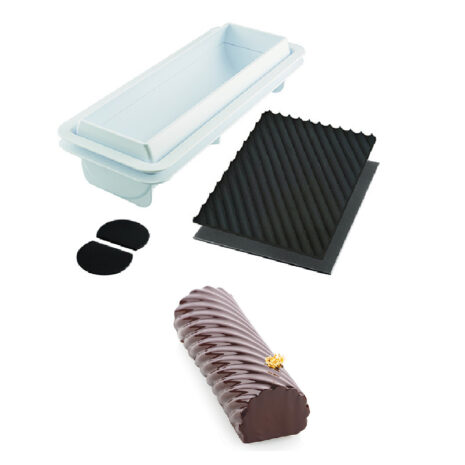 Silikomart KIT SPIRAL ROLL 1100 Tronchetto buche