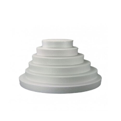 Basi di Polistirolo Tonde per Torte  Altezza - 5cm