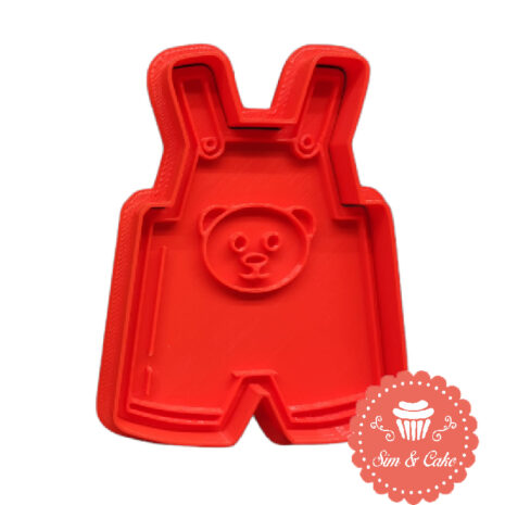Cookie cutter  tagliabiscotti Timbro + Cutter Tutina Bimbo