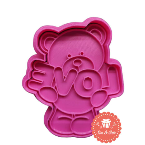 Cookie cutter tagliabiscotti Orsetto Love