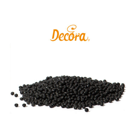 Decora Mini Perline Di Zucchero NERE Mompariglia 100g