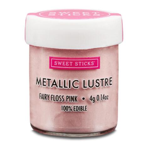 Sweet Sticks- Colorante Perlescente Edibile - Fairy Floss Pink  Dust Powder -10g