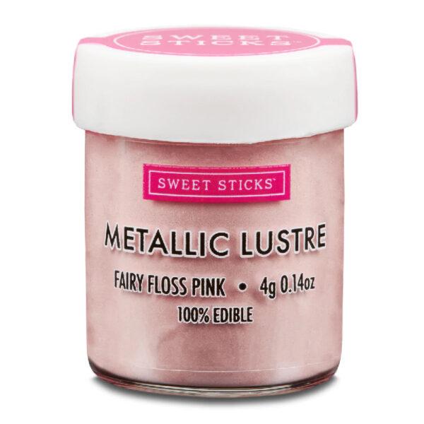 Sweet Sticks- Colorante Perlescente Edibile - Fairy Floss Pink  Dust Powder -10g