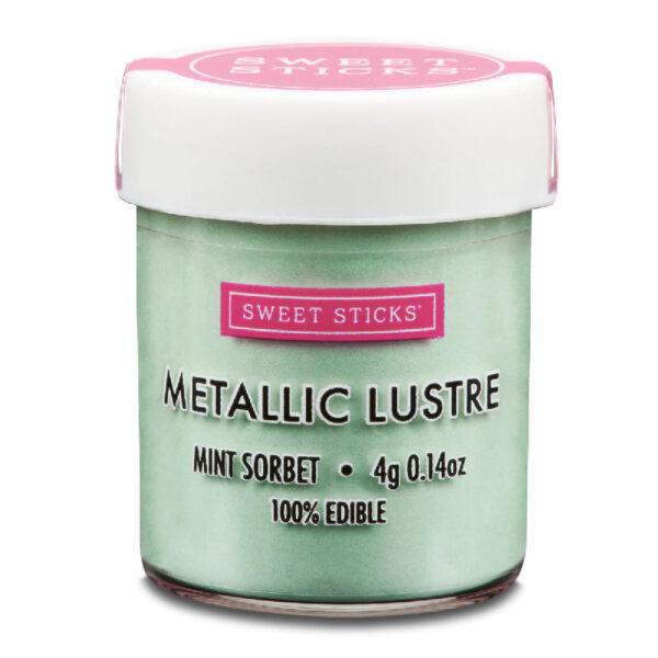 Sweet Sticks- Colorante Metallizzato/Perlescente Edibile - Sorbetto alla Menta-  Dust Powder -4g