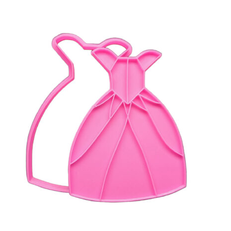 Tagliabiscotti Vestito Principessa Aurora cutter completo 9cm