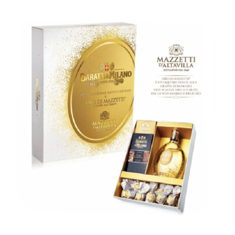 Gran Selezione Degustazione - Cioccolato Baratti & Milano e Liquore alla Grappa di Moscato "Oro di Mazzetti"