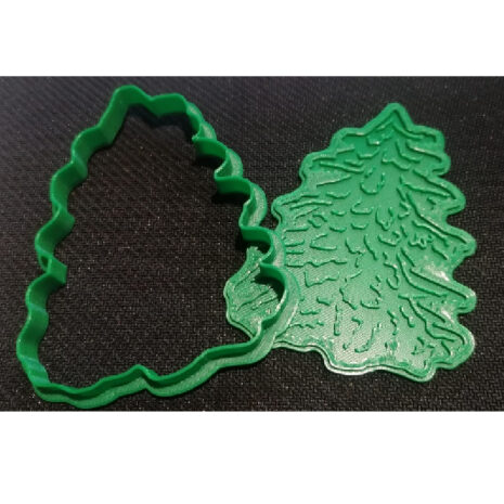 Tagliabiscotti di Natale - Albero di Natale Cutter Completo Riverso 9cm