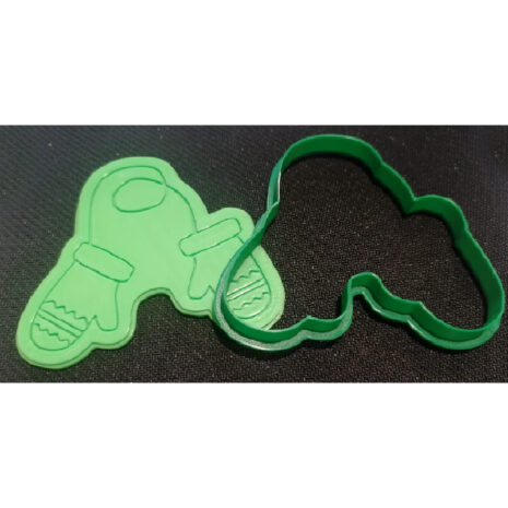 Tagliabiscotti di Natale - Guanti Natalizi- Cutter Completo Riverso  9cm