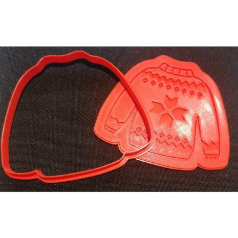Tagliabiscotti di Natale Maglione Cutter Completo Riverso  9cm