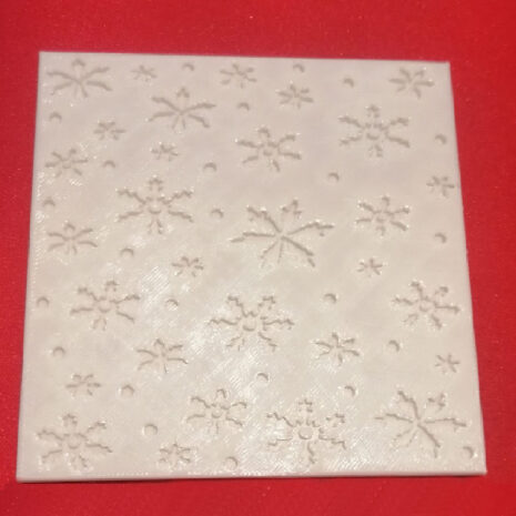 Tagliabiscotti di Natale - Placchetta decorazioni natalizie Timbro 9x9 cm