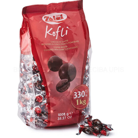Zaini Kofli Chicco di Caffé -Ricoperto di Cioccolato Fondente 1000gr