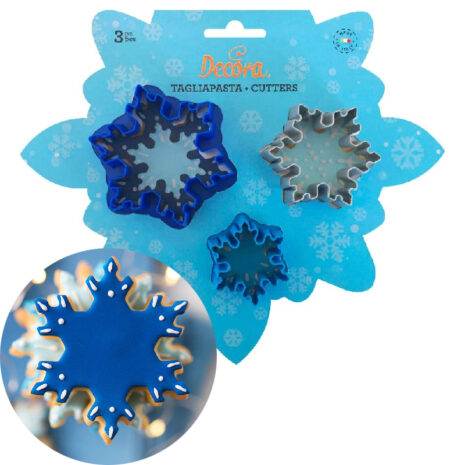Decora Set 3 Tagliapasta Frozen Star In Plastica 0255046