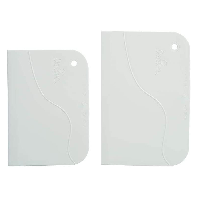 Decora Confezione Spatole Lisci, 2 Pezzi 12 + 13,5 cm