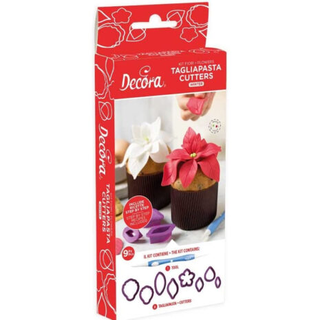 Decora Set di 8 Tagliapasta ed 1 Tool Tema inverno