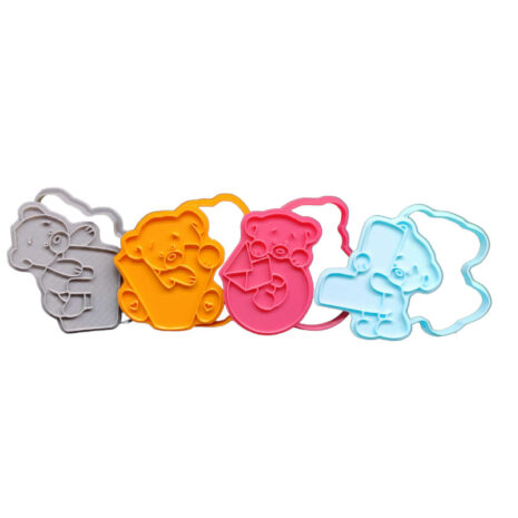 Tagliabiscotti – Kit Orsetti Scritta love Cutter Completo Riverso 9cm
