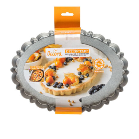 Decora Teglia con Fondo Removibile Design Tart Crostata Ovale 0075055
