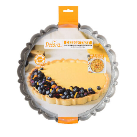 Decora Teglia con Fondo Removibile Design Tart Crostata Tonda D.30xh3cm 0075053