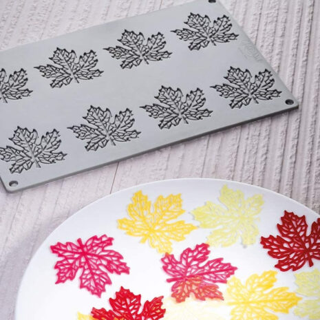 PAVONI Stampo in silicone a forma di foglia d'acero Gourmand GG049 Maple