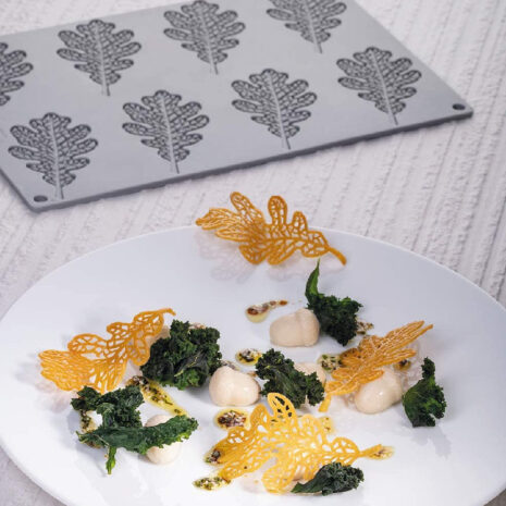 PAVONI Stampo in silicone a forma di foglia di quercia Gourmand GG048 oak tree