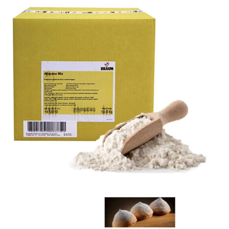 AFRICANO MIX BRAUN - Preparato Completo per Basi a Montata Leggera 400g