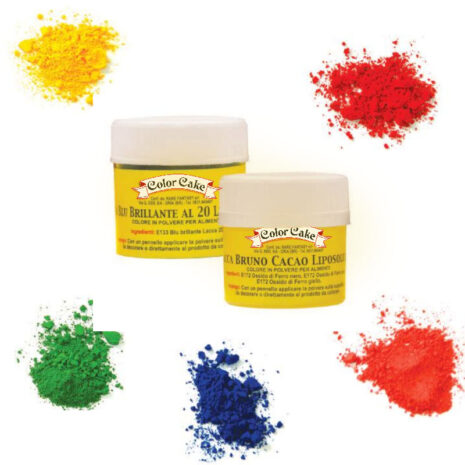 Color Cake Colorante alimentare in polvere idrosolubile 2g
