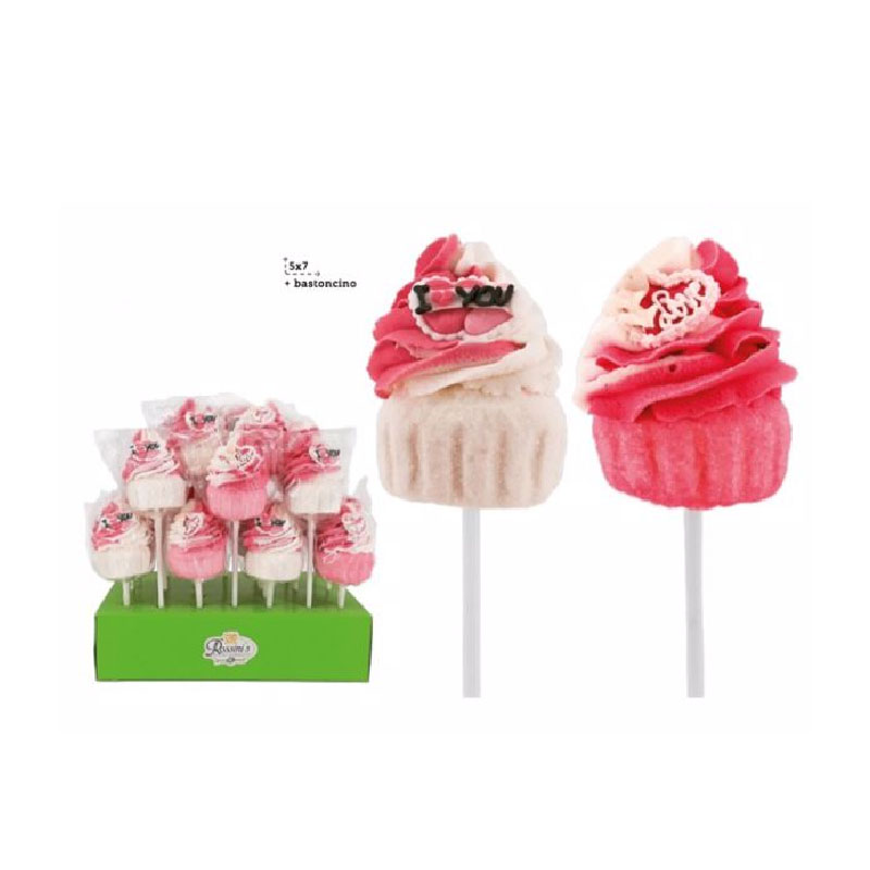 Marshmallow Decorati Lecca Amore Cupcake Mallow 60g